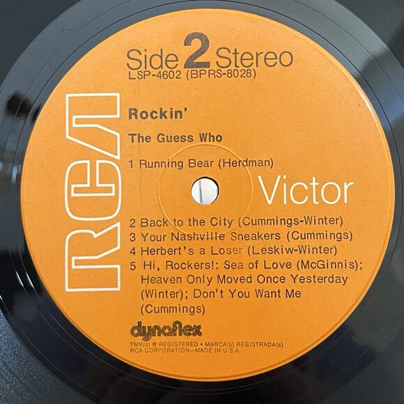 The Guess Who Rockin' Vinyl LP 1972 Gatefold RCA Victor LSP-4602 - Picture 10 of 15